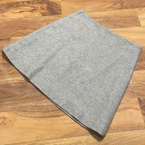 Aritzia Wilfred Wool Mini Skirt Grey 00